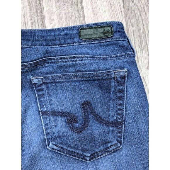Adriano Goldschmied Womens Size 27 R Pockets Embroidered Skinny Denim Blue Jeans - Picture 4 of 12